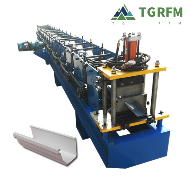 Gutter roll forming machine
